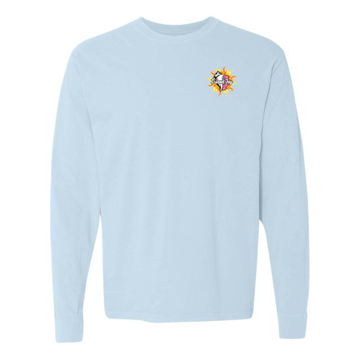 Light Blue long-sleeve shirt with a Key West Conch Republic Flag graphic.