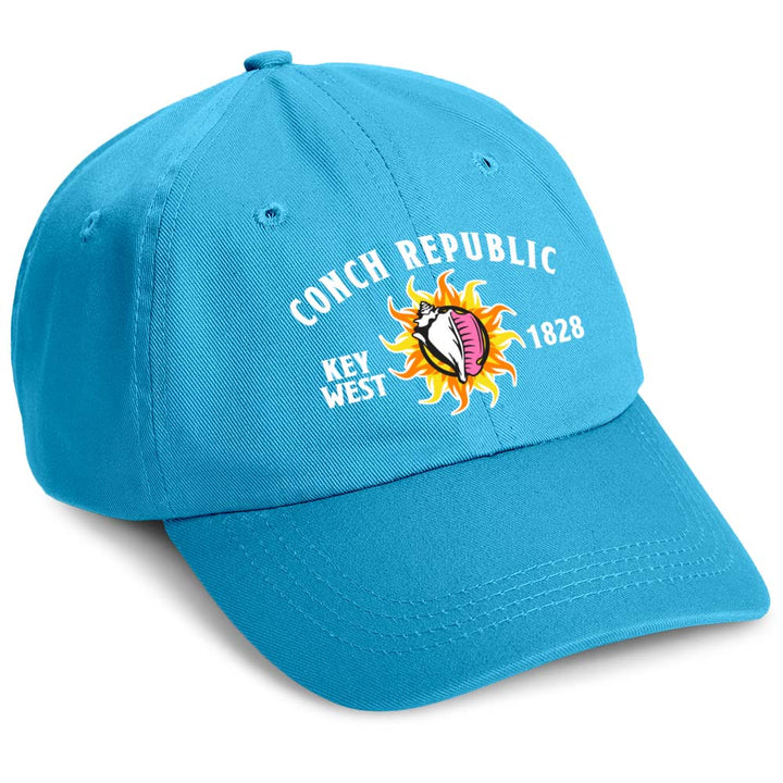Key West Conch Republic Hat Caribbean Blue