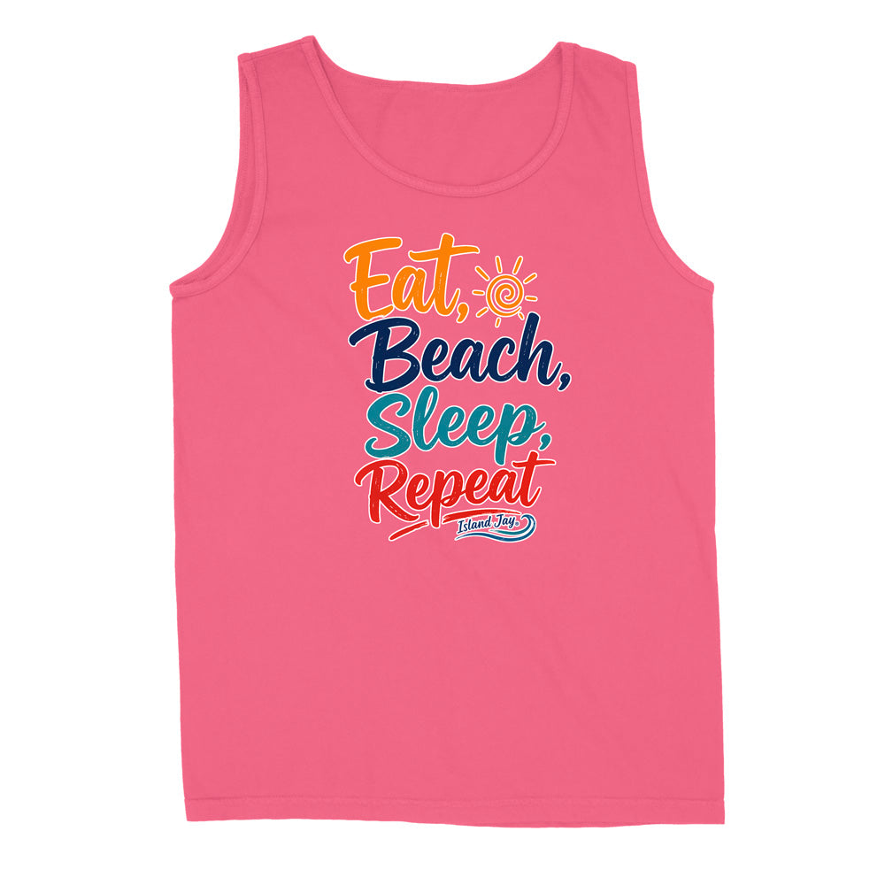 Eat, Beach, Sleep, Repeat Tank Top