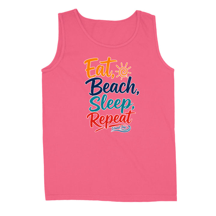 Eat, Beach, Sleep, Repeat Tank Top