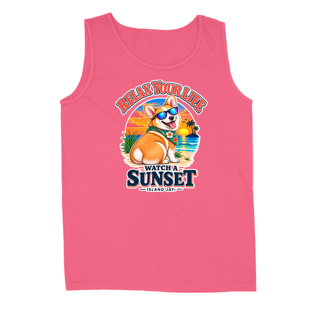 Relax Your Life Watch a Sunset Tank Top
