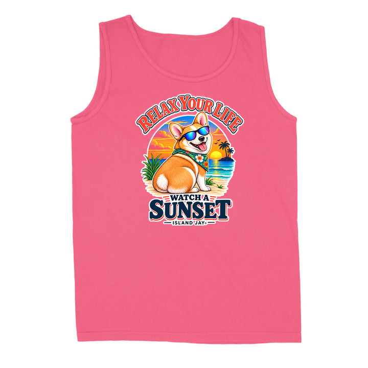 Relax Your Life Watch a Sunset Tank Top