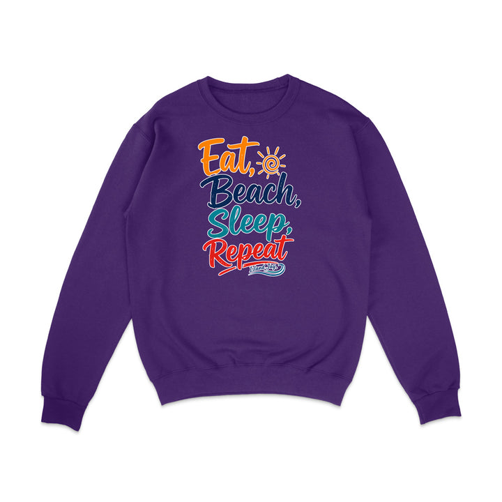 Eat, Beach, Sleep, Repeat Sweatshirt