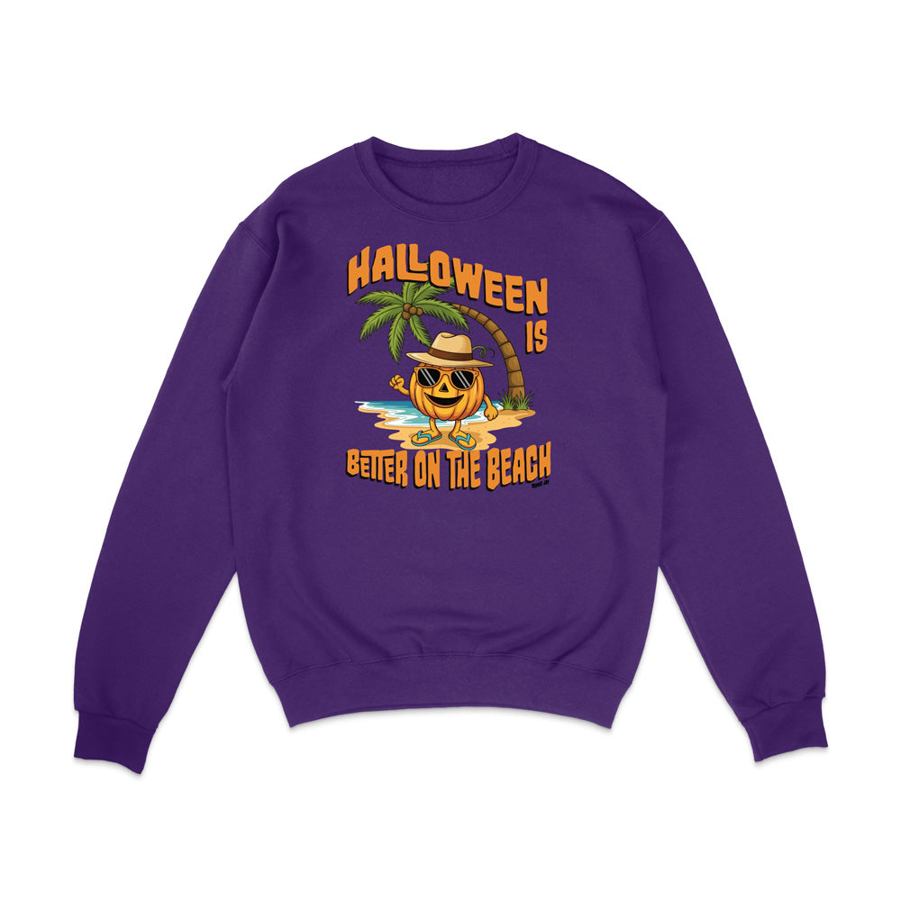 Halloween Is Better On The Beach Sweatshirt