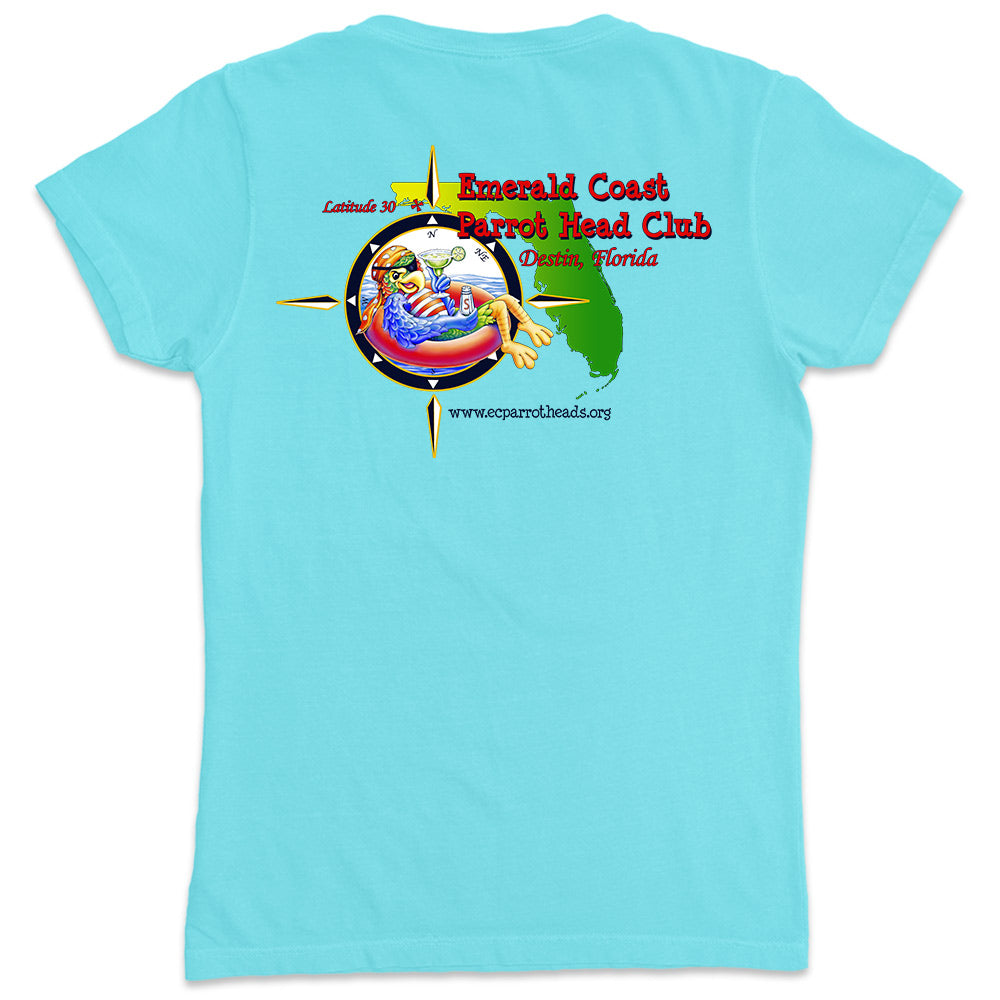 Women's Emerald Coast Parrot Head Club V-Neck T-Shirt