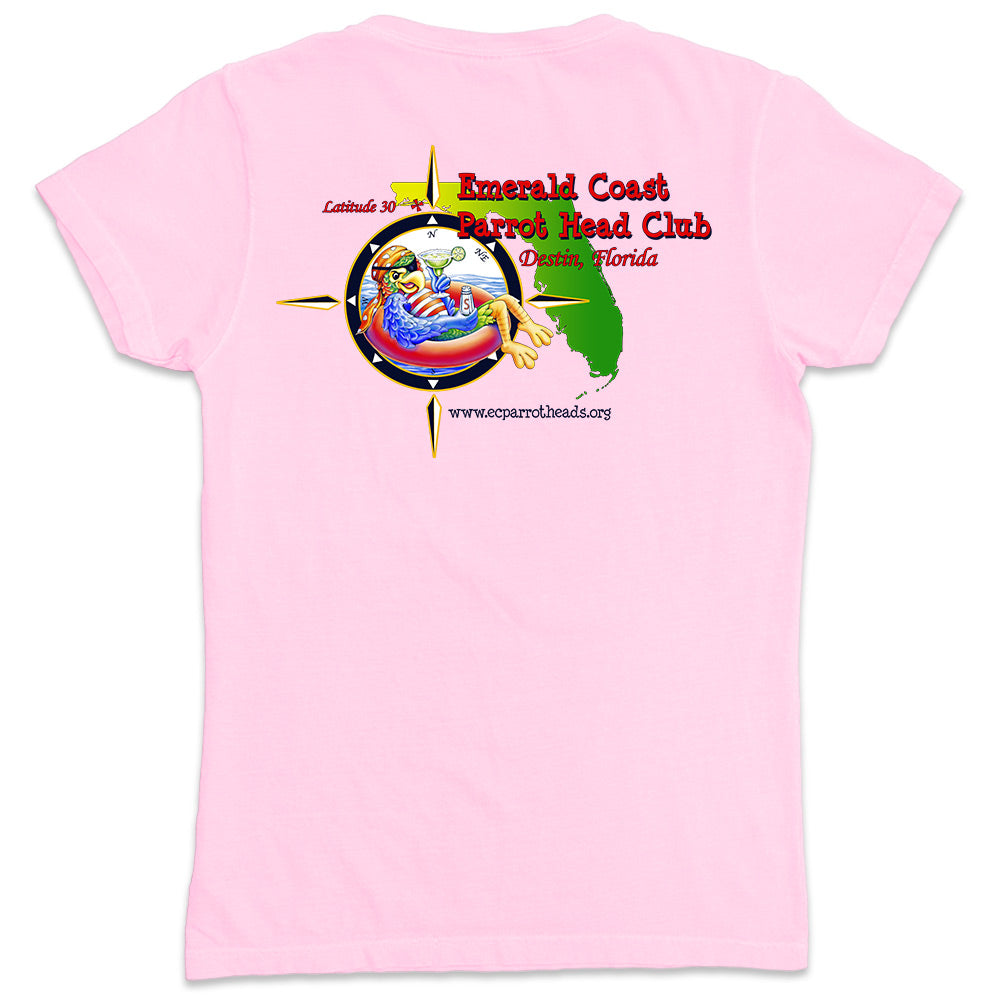 Women's Emerald Coast Parrot Head Club V-Neck T-Shirt