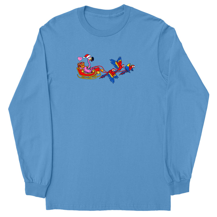 Felicia's Parrot Express Long Sleeve T-Shirt Denim