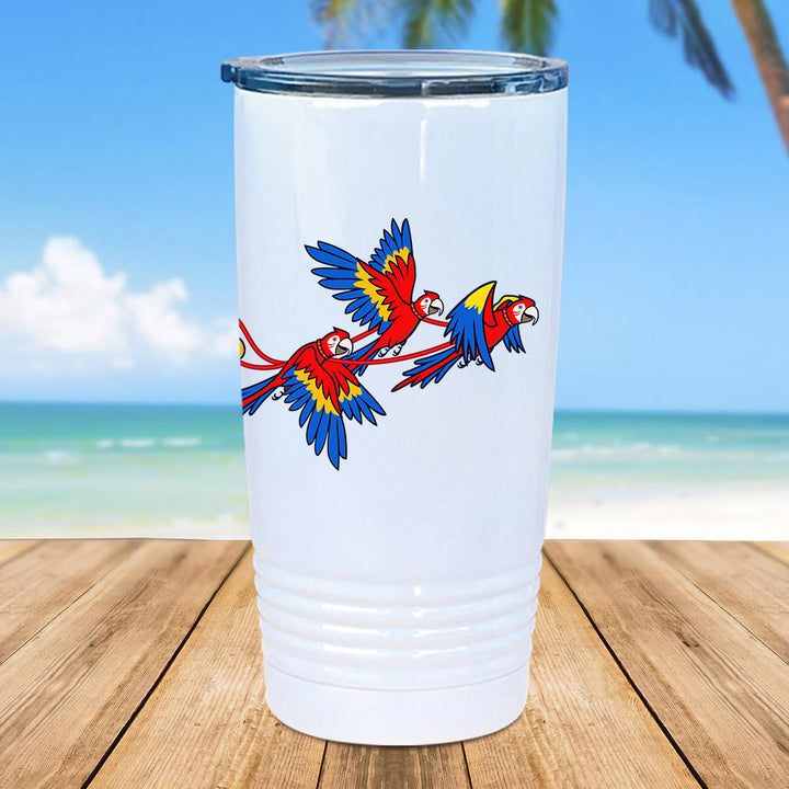 Felicia's Parrot Express Insulated 20oz Insulated Tumbler