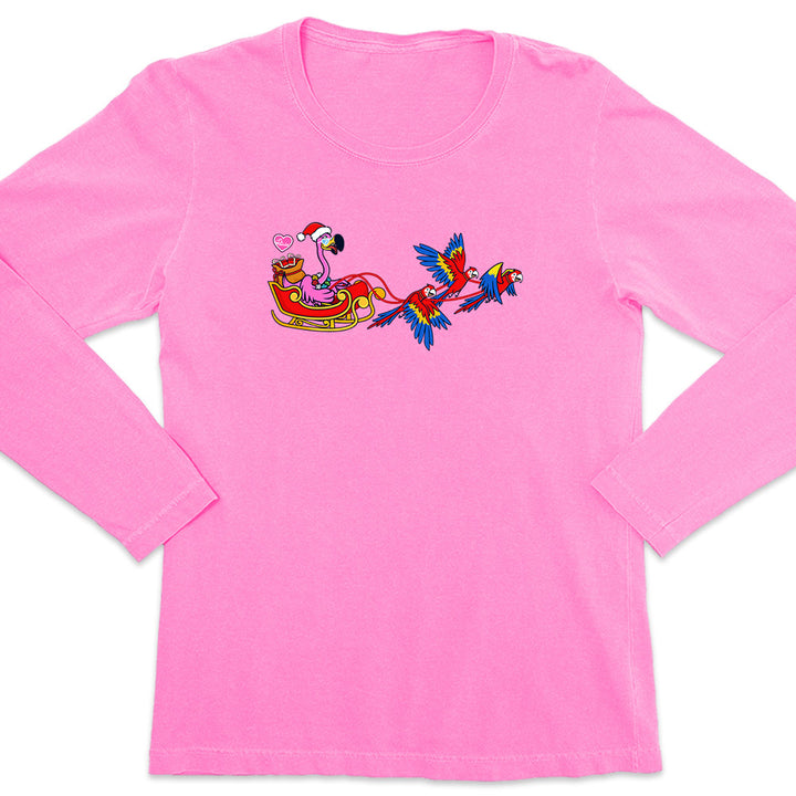 Women's Felicia Parrot Express Long Sleeve T-Shirt Raspberry