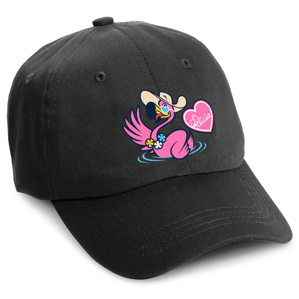 Felicia The Flamingo Wavin Black Hat
