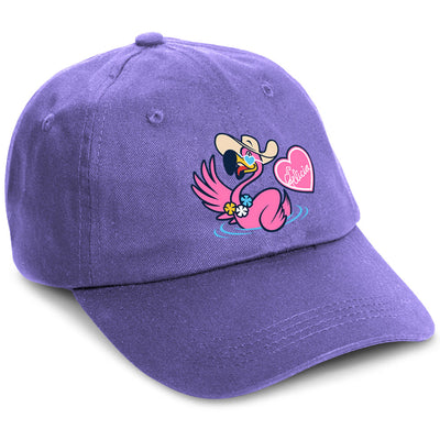 Felicia The Flamingo Wavin Purple Hat