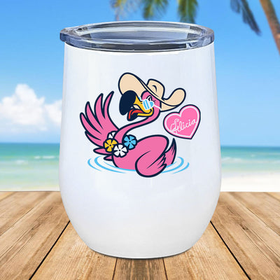 Felicia In Water 12oz Metal Stemless Wine Tumbler 