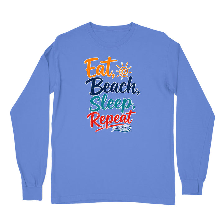 Eat, Beach, Sleep, Repeat Long Sleeve Shirt
