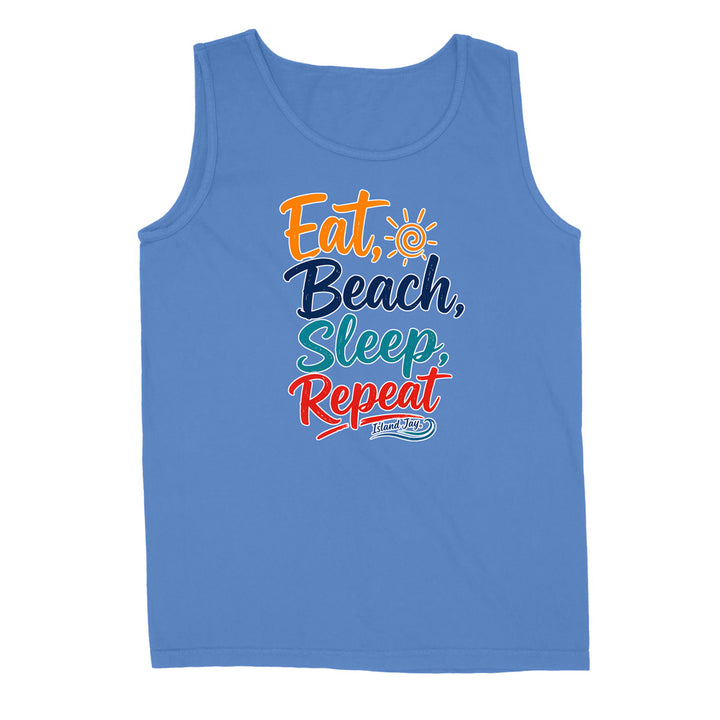 Eat, Beach, Sleep, Repeat Tank Top
