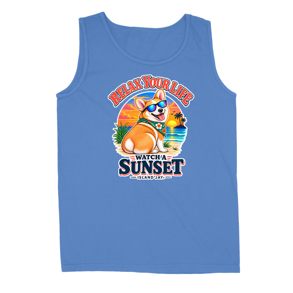 Relax Your Life Watch a Sunset Tank Top