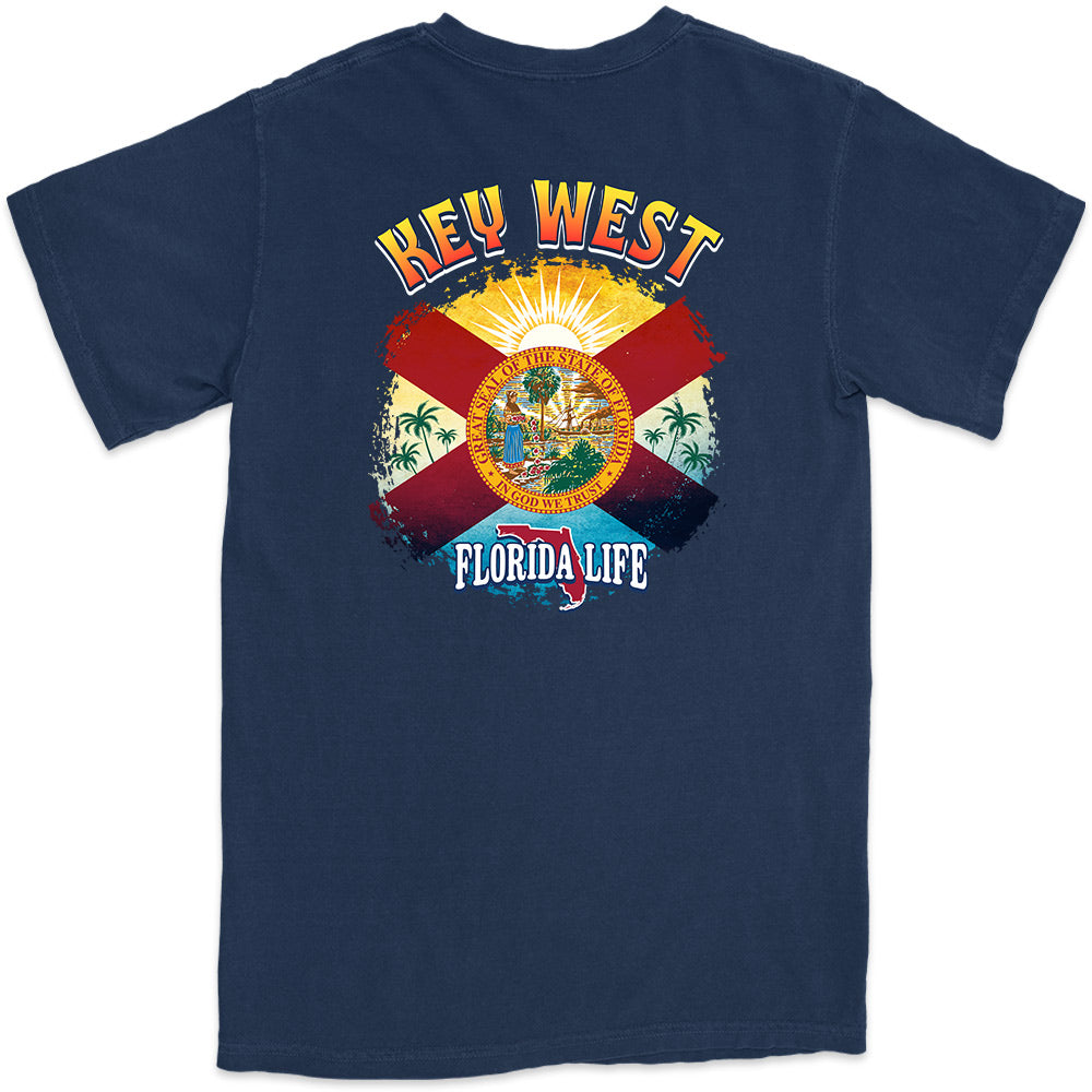 Key West Florida State Flag T-Shirt