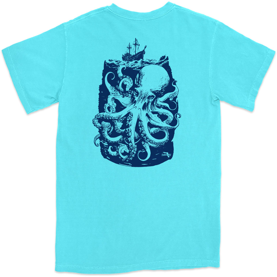 A Kraken's Visit T-Shirt Lagoon