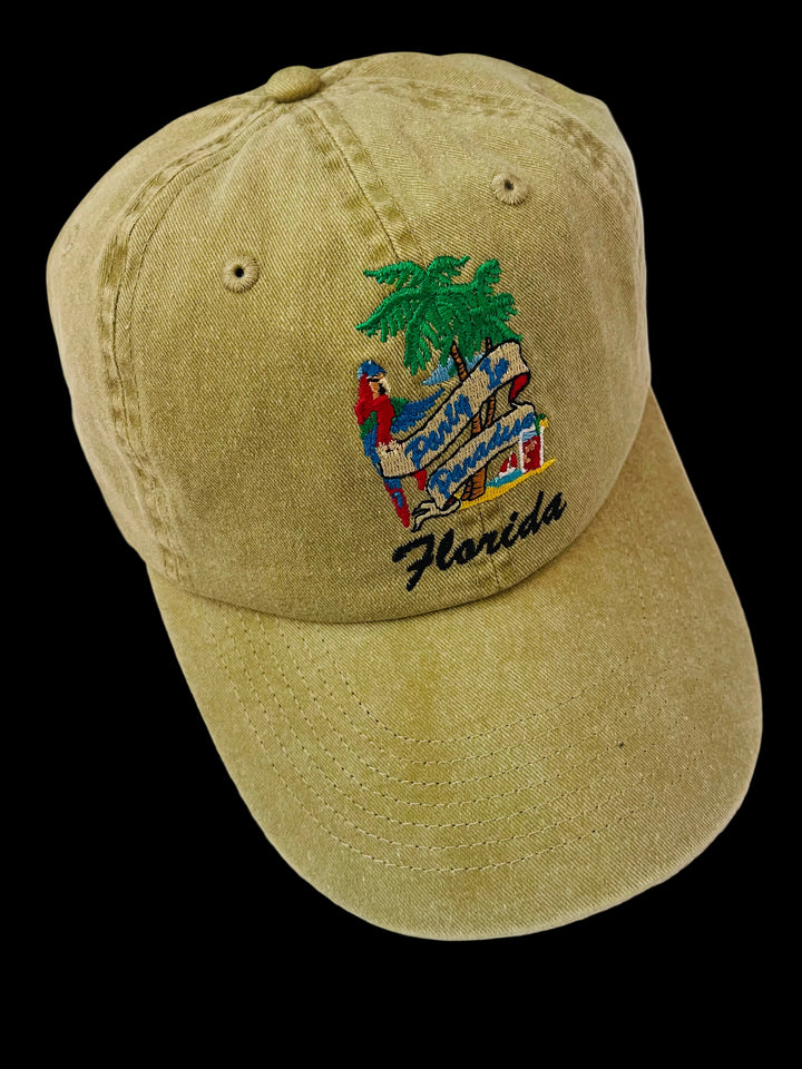 Florida party in Paradise khaki hat