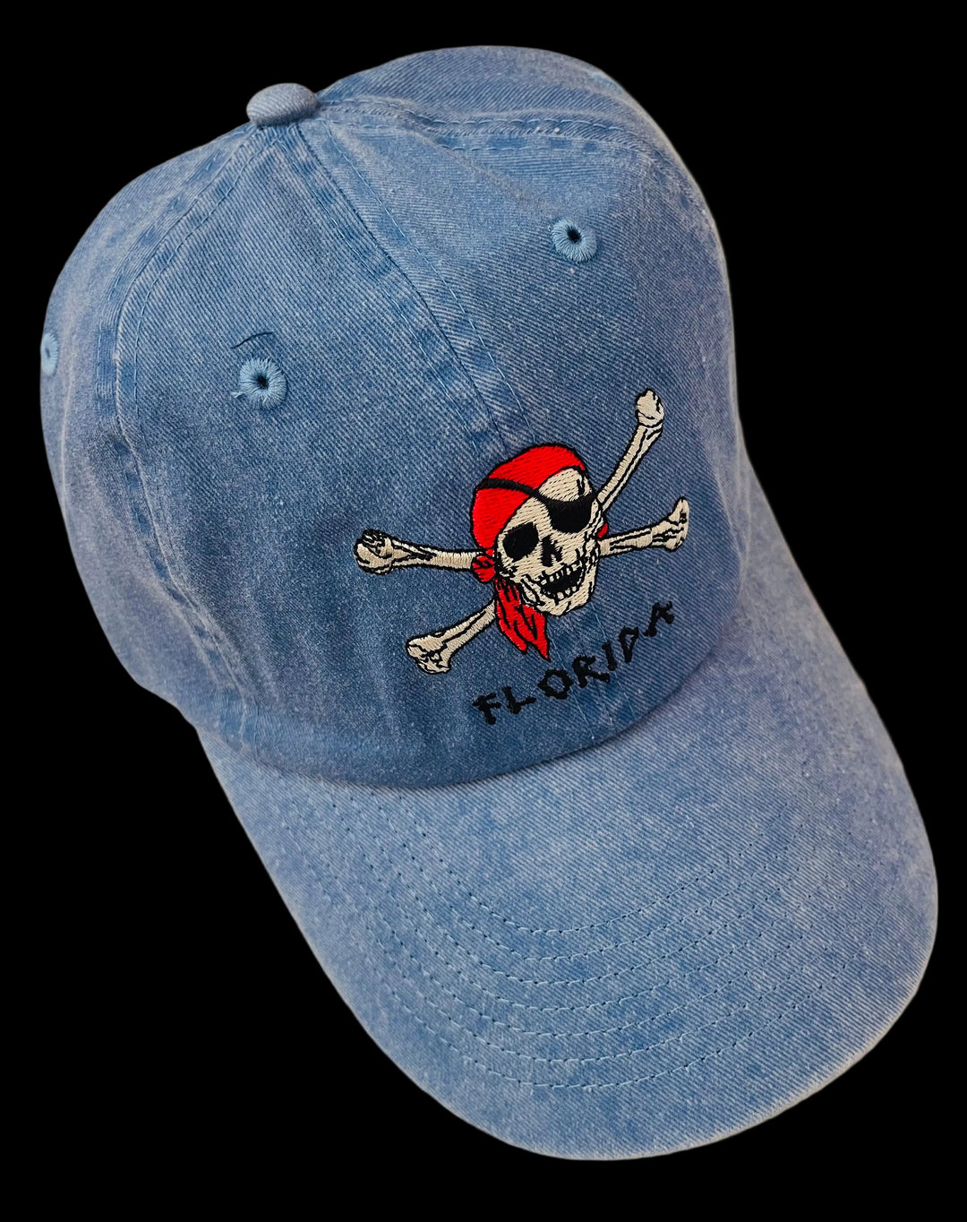 Florida pirate hat, blue