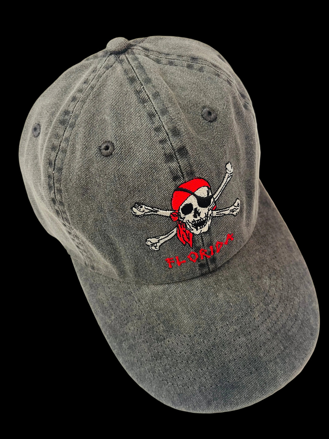 Florida pirate hat, charcoal