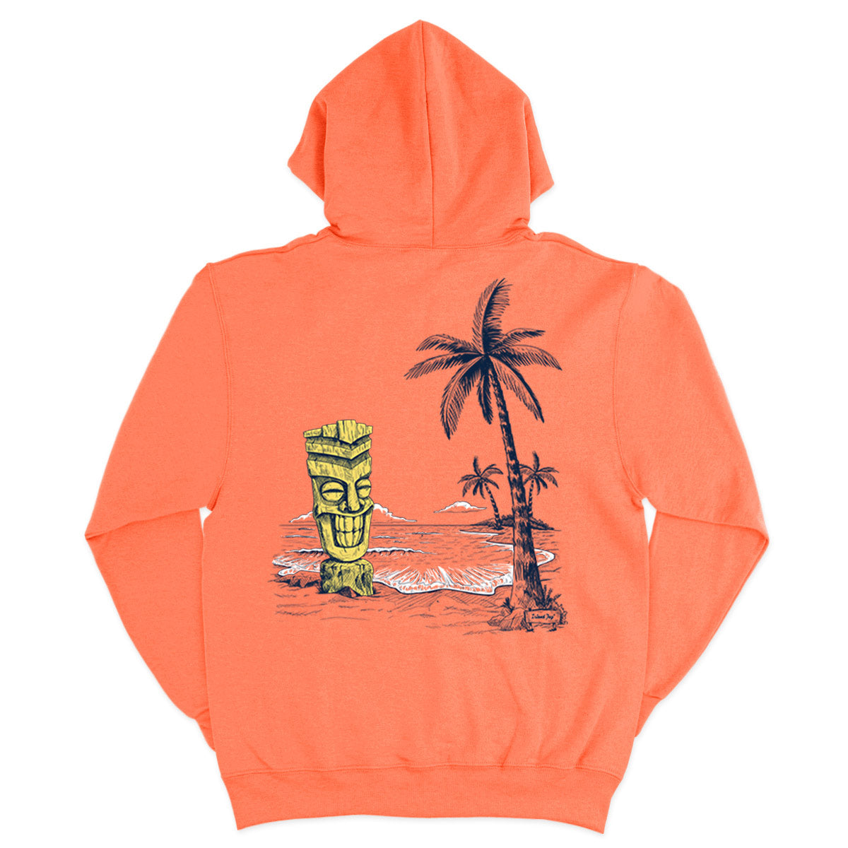 Freaky Tiki Beach Day Soft Style Pullover Hoodie IslandJay