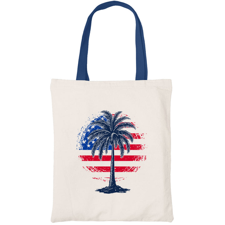 Freedom Shores Palm Tree Tote Bag