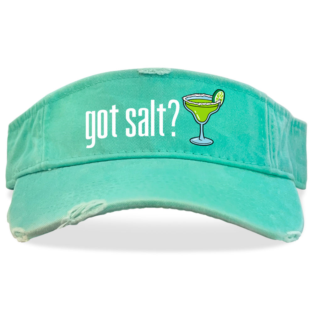 Got Salt? Margarita Visor Seafoam Green