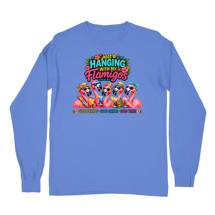 Hanging With My Flamigos Long Sleeve Shirt