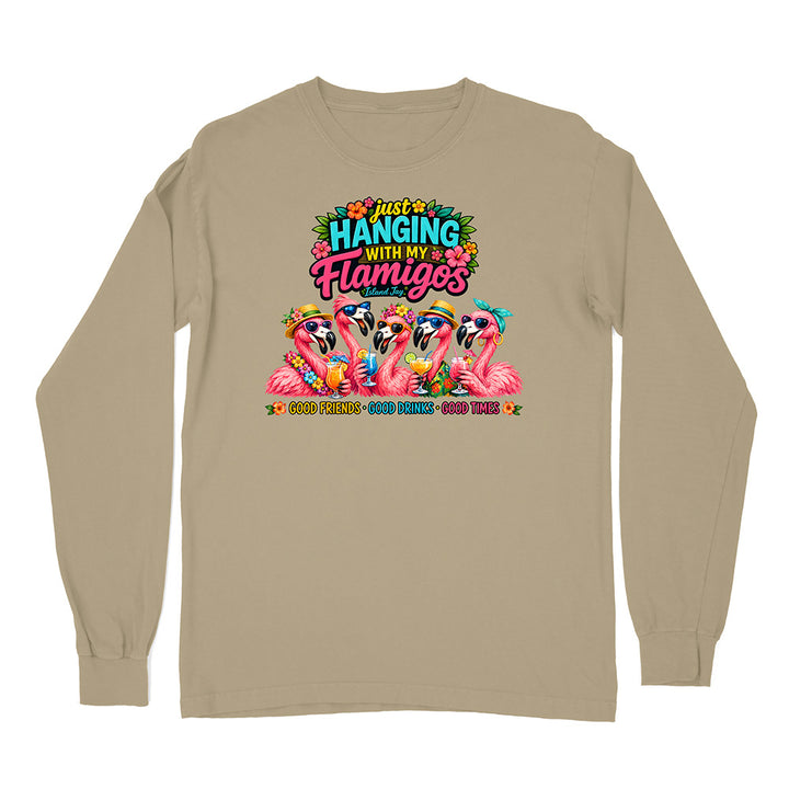 Hanging With My Flamigos Long Sleeve Shirt
