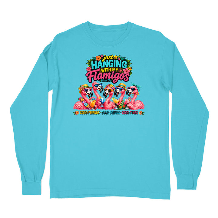 Hanging With My Flamigos Long Sleeve Shirt