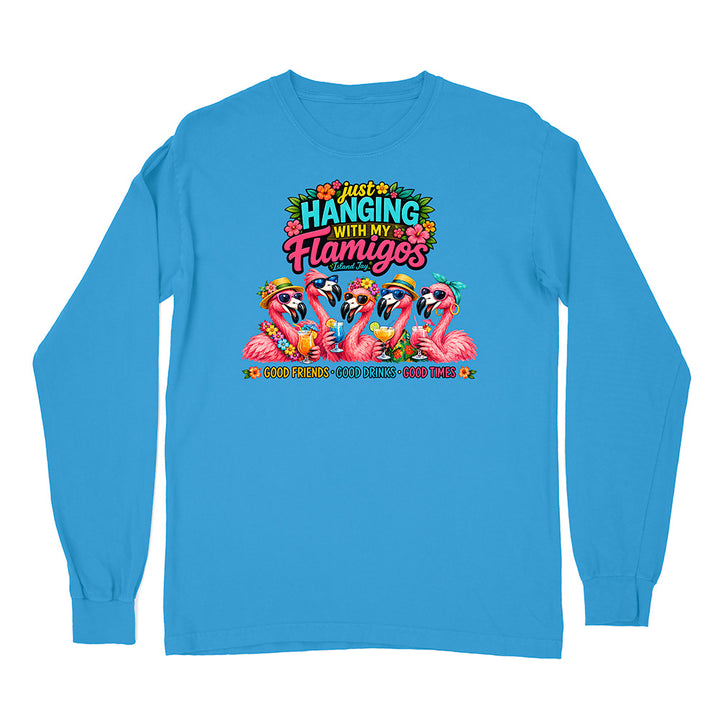 Hanging With My Flamigos Long Sleeve Shirt