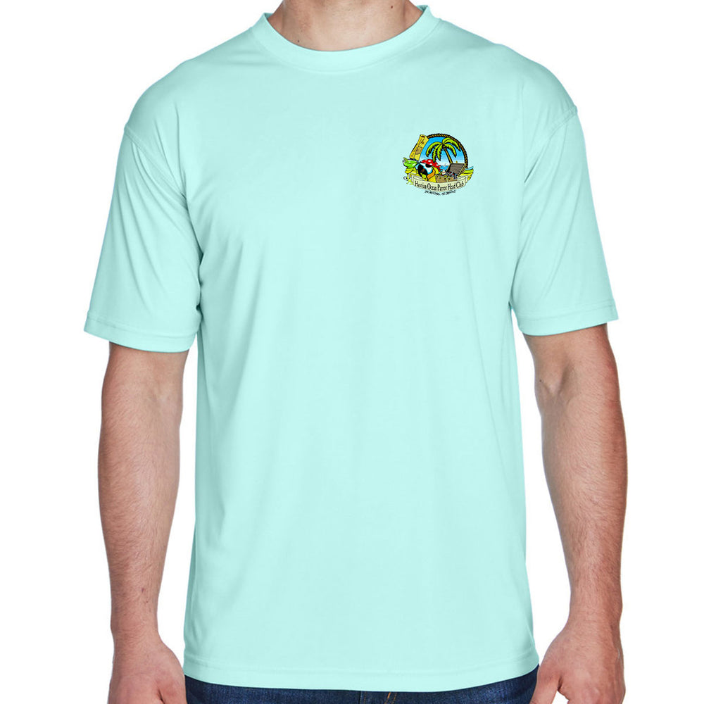 Hautian Parrot Head Club UV Performance Shirt Sea Frost Green