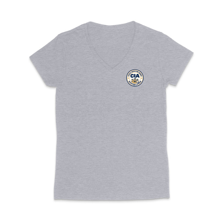 Castle Inspection Agency WOMEN'S V-Neck T-Shirt