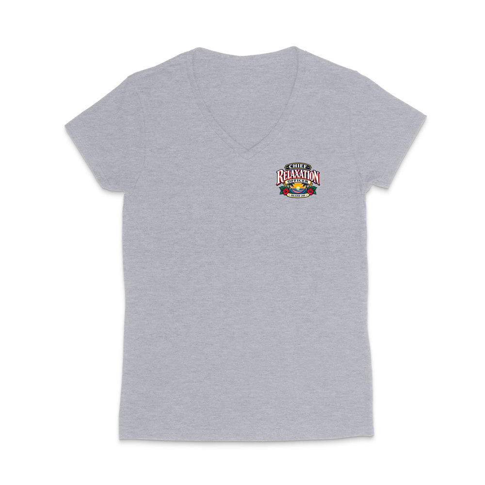 Chief Relaxation Officer WOMEN'S V-Neck T-Shirt