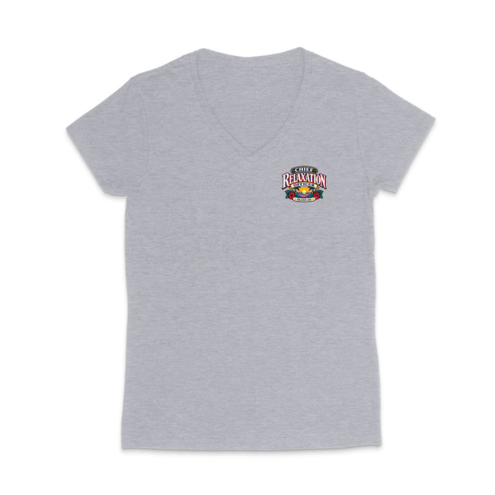 Chief Relaxation Officer WOMEN'S V-Neck T-Shirt