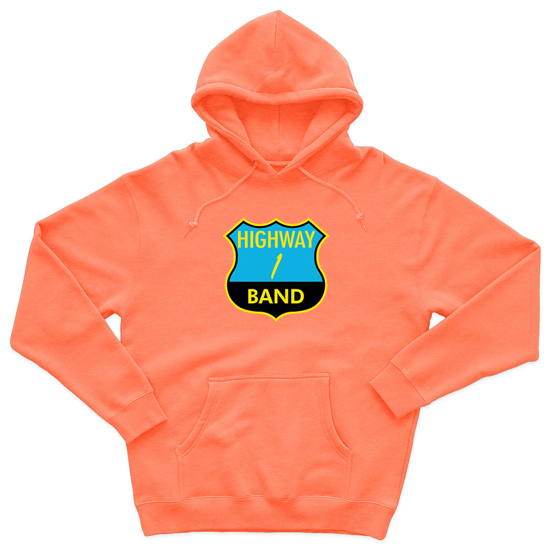 Highway 1 Band Soft Style Pullover Hoodie Heather Coral