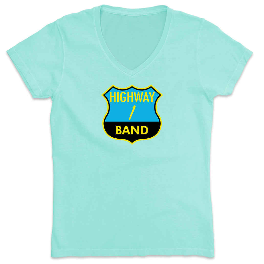 Women's Highway 1 Band V-Neck T-Shirt