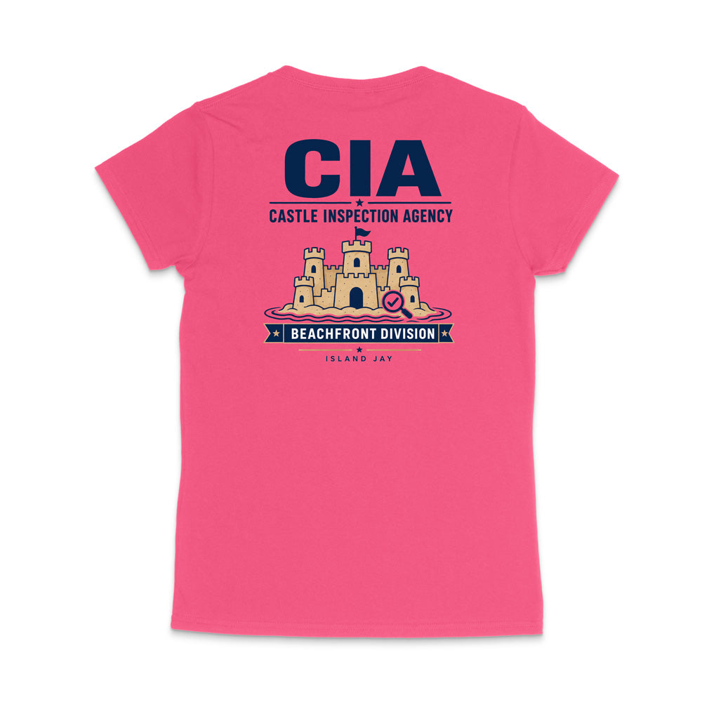 Castle Inspection Agency WOMEN'S V-Neck T-Shirt