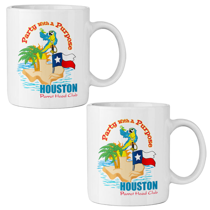 Houston Parrot Head Club 11oz Ceramic Mug