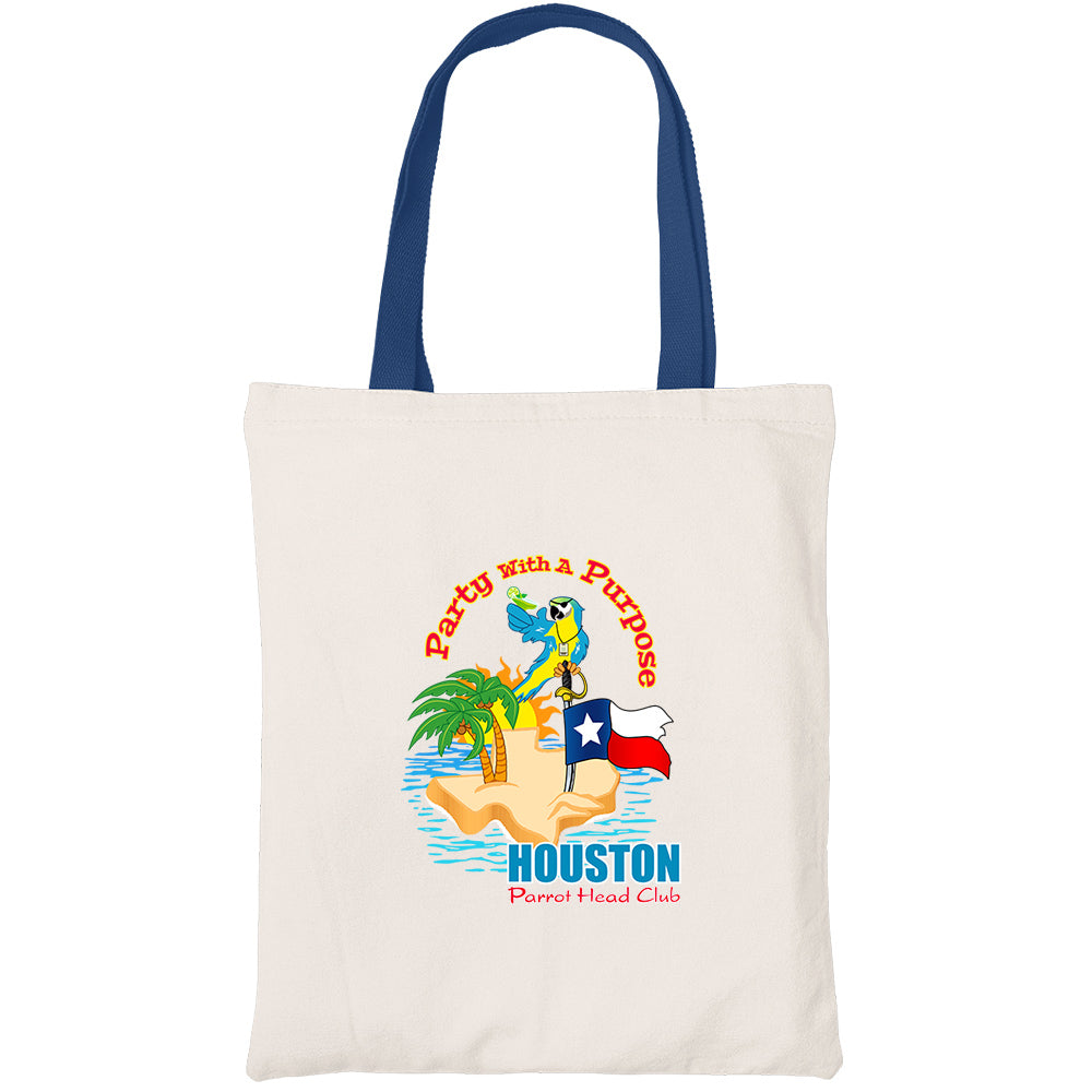 Houston Parrot Head Club  Canvas Beach Tote Bag