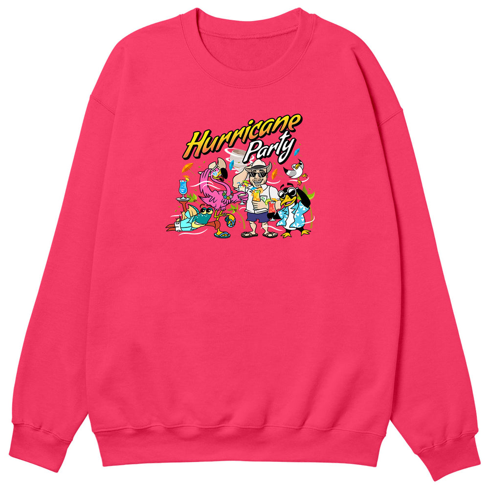 Hurricane Style Sweatshirt Hot Pink