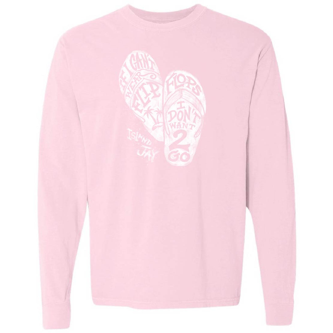 Pink sweatshirt with white graphic design on a white background