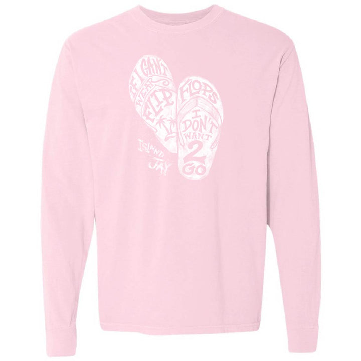 Pink sweatshirt with white graphic design on a white background