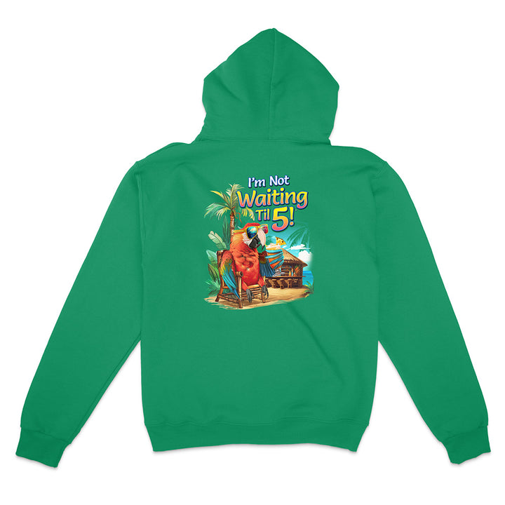 I'm Not Waiting Til 5 Beach Bar Hoodie