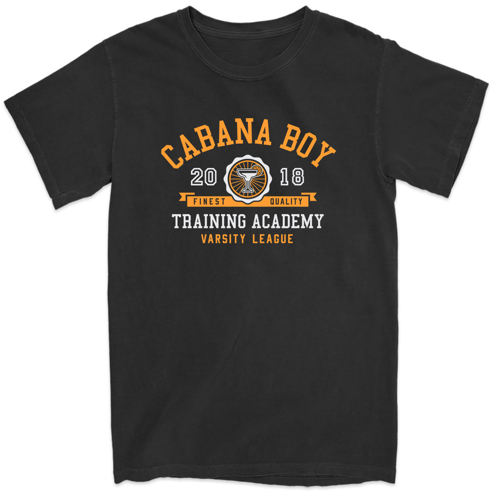 Cabana Boy Training Academy Varsity League T-Shirt Black