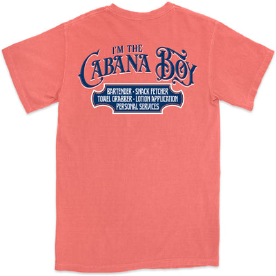 I'm The Cabana Boy T-Shirt Coral