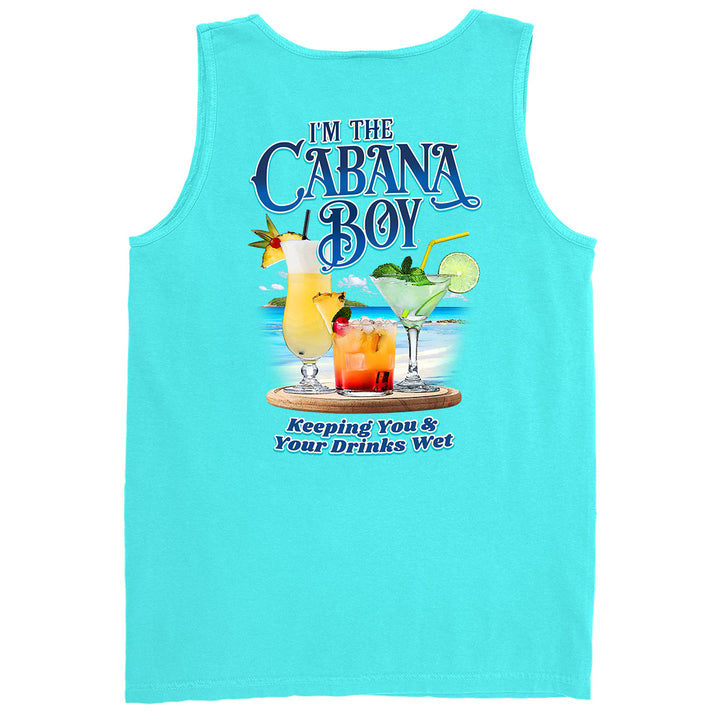 I'm The Cabana Boy - Keeping Your Drinks Wet Tank Top Scuba Blue