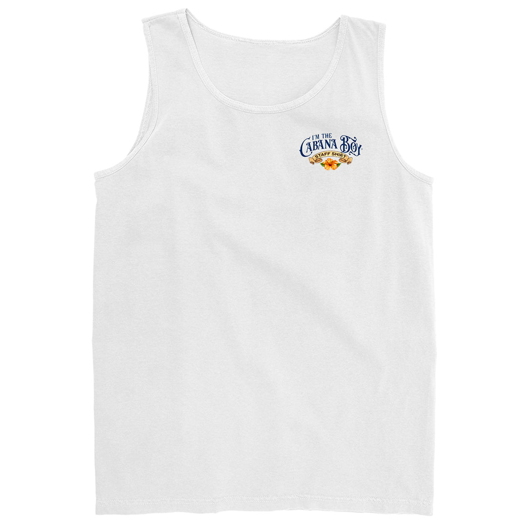 I'm The Cabana Boy - Keeping Your Drinks Wet Tank Top Front