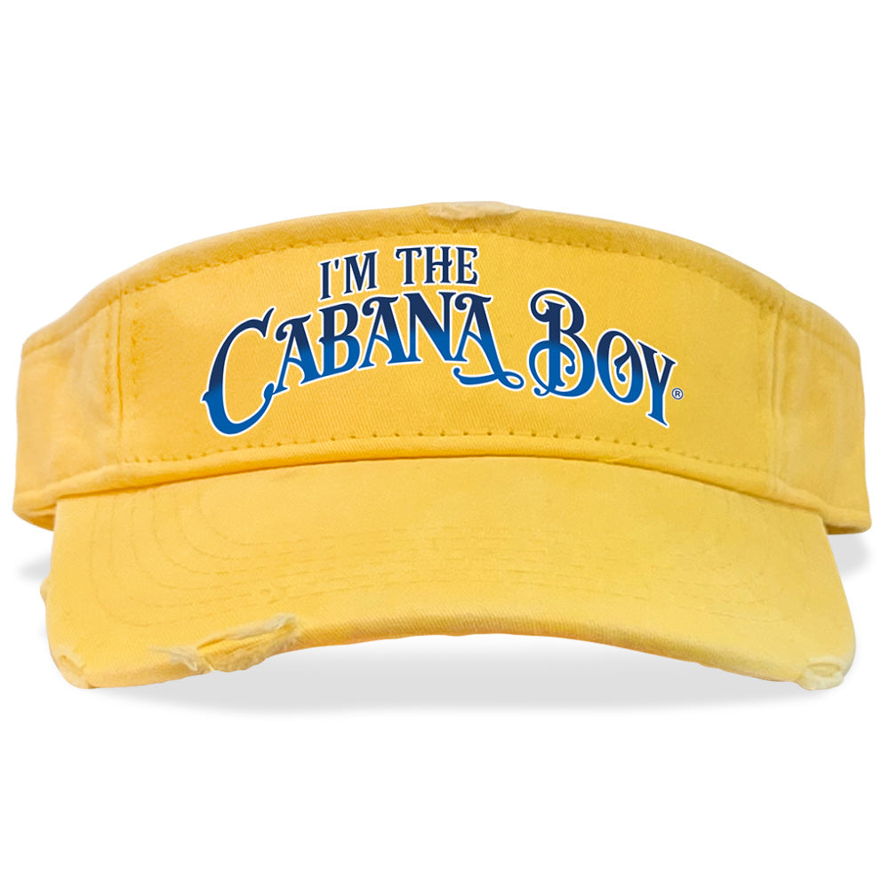 I'm The Cabana Boy Visor Lemon Yellow