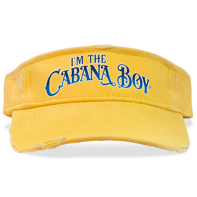 I'm The Cabana Boy Visor Lemon Yellow